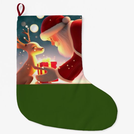 Kerstmis Vriendelijkheid 1 Grote Kerstsok (Voorkant)