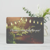 Kerstmis vroeg verwacht kerstkaart (Staand voorkant)