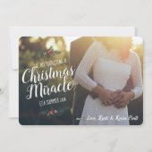 Kerstmis vroeg verwacht kerstkaart (Achterkant)