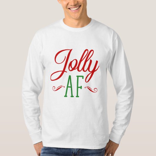Kerstmis vrolijk als G**, Grappig Kerstcadeau T-shirt (Voorkant)