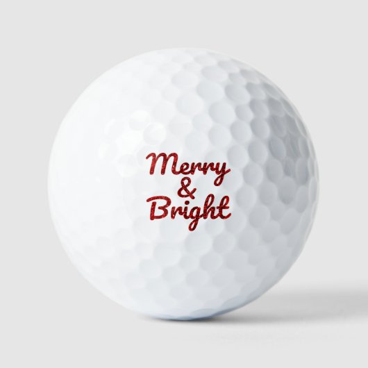 Kerstmis vrolijk en helder golfballen (Voorkant)