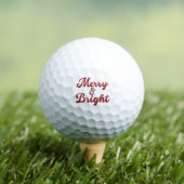 Kerstmis vrolijk en helder golfballen (Insitu Shirt)