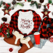 Kerstmis Vrolijk en Helderrood Moderne Vrouwen T-shirt