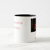 Kerstmis, vrolijk kerstfeest, het is Kerstmis... Tweekleurige Koffiemok (Center)