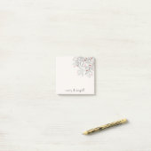Kerstmis & vrolijke kerst maretak post-it® notes (Op bureau)