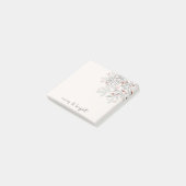 Kerstmis & vrolijke kerst maretak post-it® notes (Schuin)