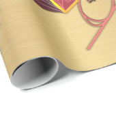 Kerstmis Vrolijke Kerstmisslee Personaliseren Cadeaupapier (Rol Hoek)