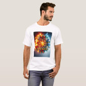 **Kerstmis Vuur & Ijs** T-shirt (Voorkant volledig)