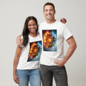 **Kerstmis Vuur & Ijs** T-shirt (Unisex)
