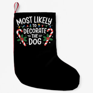 Kerstmis Waarschijnlijk Versier Hund Kerstmis Fami Kleine Kerstsok