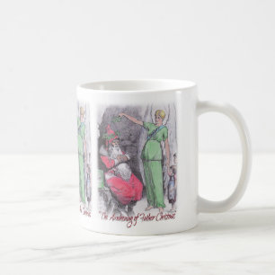 Kerstmis wakker van de liefdadigheidsinstelling mo koffiemok