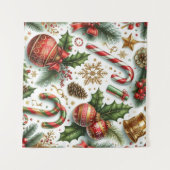 Kerstmis Wandkleed (Voorkant (horizontaal))