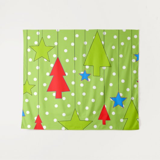 Kerstmis Wandkleed (Voorkant (horizontaal))