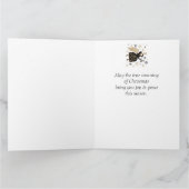 Kerstmis Ware Betekenis Engel Sterren Kunst Kaart (Binnen)