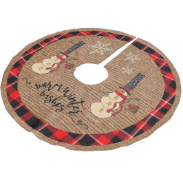 Kerstmis - Warm Winter Wishes - Snowman Kerstboom Rok
