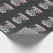 Kerstmis wasbeer door de sneeuw heen graven is leu cadeaupapier (Hoek)