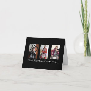 Kerstmis Wat Drie Wijze Vrouwen zouden hebben geda Kaart