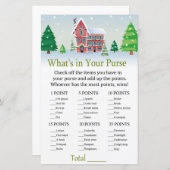 Kerstmis Wat is er in je handtas? (Voorkant / Achterkant)