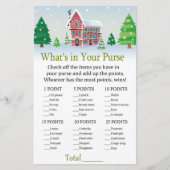 Kerstmis Wat is er in je handtas? (Voorkant)