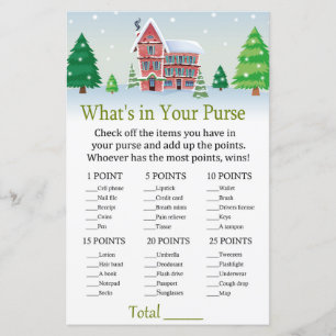 Kerstmis Wat is er in je handtas?