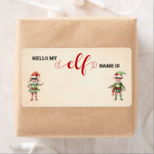 Kerstmis Wat is je Elf Game Label (Insitu)