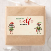 Kerstmis Wat is je Elf Game Label (Insitu)