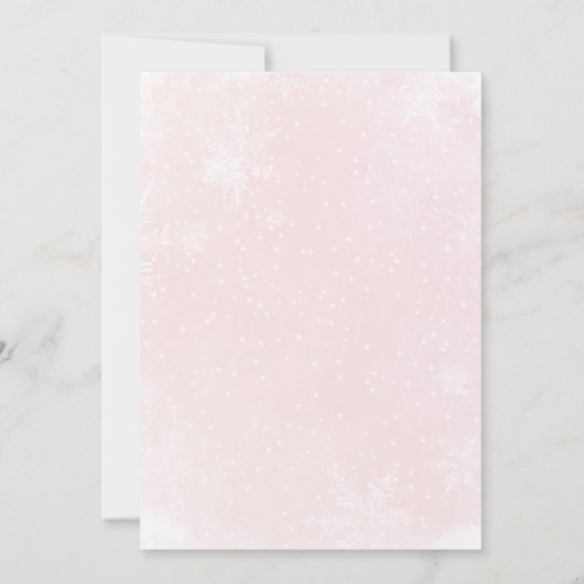 Kerstmis Wat zit er in je tas Baby shower spel Kaart (Achterkant)