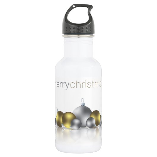 Kerstmis Waterfles (Voorkant)