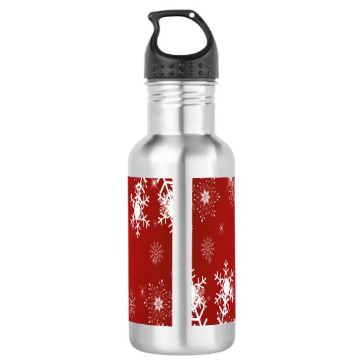 Kerstmis Waterfles (Achterkant)