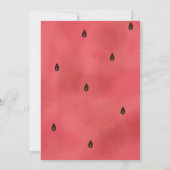 Kerstmis Watermeloen Boom Kaart (Achterkant)