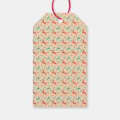 Kerstmis-waterverf-cadeaubijsluiter met berennaam cadeaulabel (Achterkant)