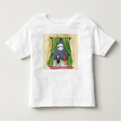 Kerstmis Waterverf Cute Child & Kitty Cat Kinder Shirts (Voorkant)