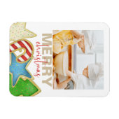 Kerstmis Waterverf Cute Cookies 1 Magneet (Horizontaal)