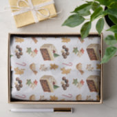 Kerstmis Waterverf Kerstbakken Custom Tissuepapier (Geschenk)