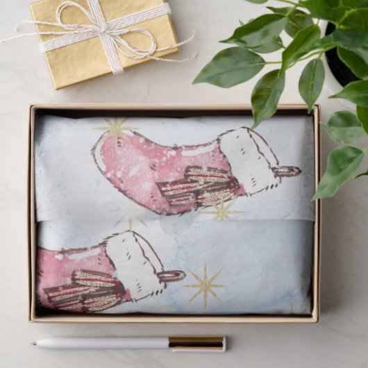 Kerstmis - Waterverf - Papier II - Ontwerp 11 (Geschenk)