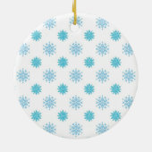 Kerstmis | Waterverf - Peace Love Joy Quote Keramisch Ornament (Achterkant)