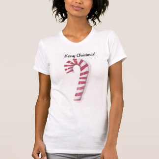Kerstmis Waterverf Snoepriet T-shirt