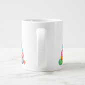 Kerstmis | Waterverf - Snowflake-sierboom Grote Koffiekop (Achterkant)