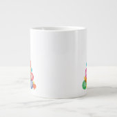 Kerstmis | Waterverf - Snowflake-sierboom Grote Koffiekop (Voorkant)