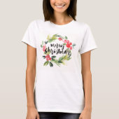 Kerstmis | Waterverf - Vroege kerstmis T-shirt (Voorkant)