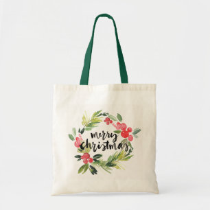 Kerstmis   Waterverf - Vroege kerstmis Tote Bag