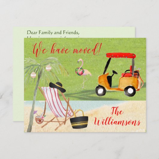 Kerstmis, we hebben de overstap van de Ocean Beach Aankondiging (Voorkant / Achterkant)