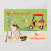 Kerstmis, we hebben de overstap van de Ocean Beach Aankondigingskaart (Voorkant)