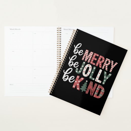 Kerstmis Wees Aardig Leraar Prettig Kerstmis Boom Planner (Display)