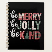 Kerstmis Wees Aardig Leraar Prettig Kerstmis Boom Planner (Voorkant)