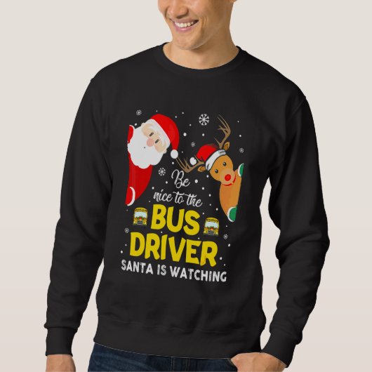 Kerstmis wees aardig voor de buschauffeur Sinterkl Trui (Voorkant)