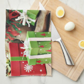 Kerstmis - Weimaraner - Lucy Theedoek (Quarter Fold)