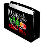 Kerstmis welkom-23758 groot cadeauzakje (Achterkant Gekanteld)
