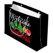Kerstmis welkom-23758 groot cadeauzakje (Voorkant Gekanteld)
