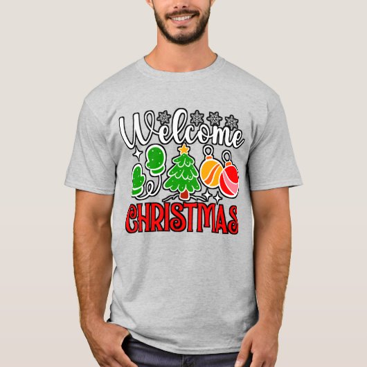 Kerstmis welkom-23758 t-shirt (Voorkant)